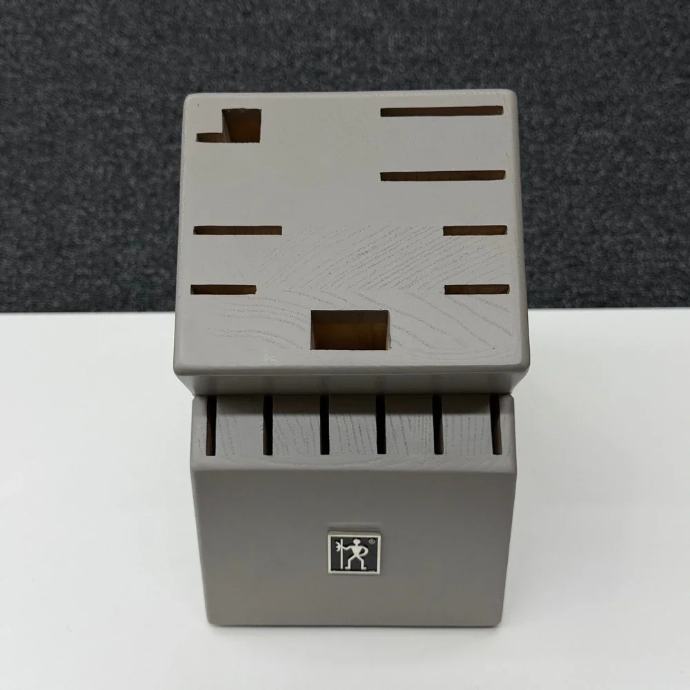 Zwilling J.A. Henckels Grey Wood Knife Block 17631-100 Countertop Storage